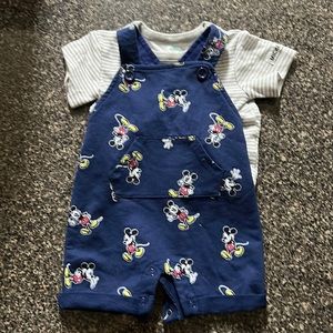 Disney Mickey Mouse Overall Set
